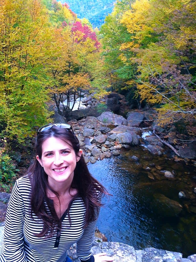 Katie at Sunburst Falls